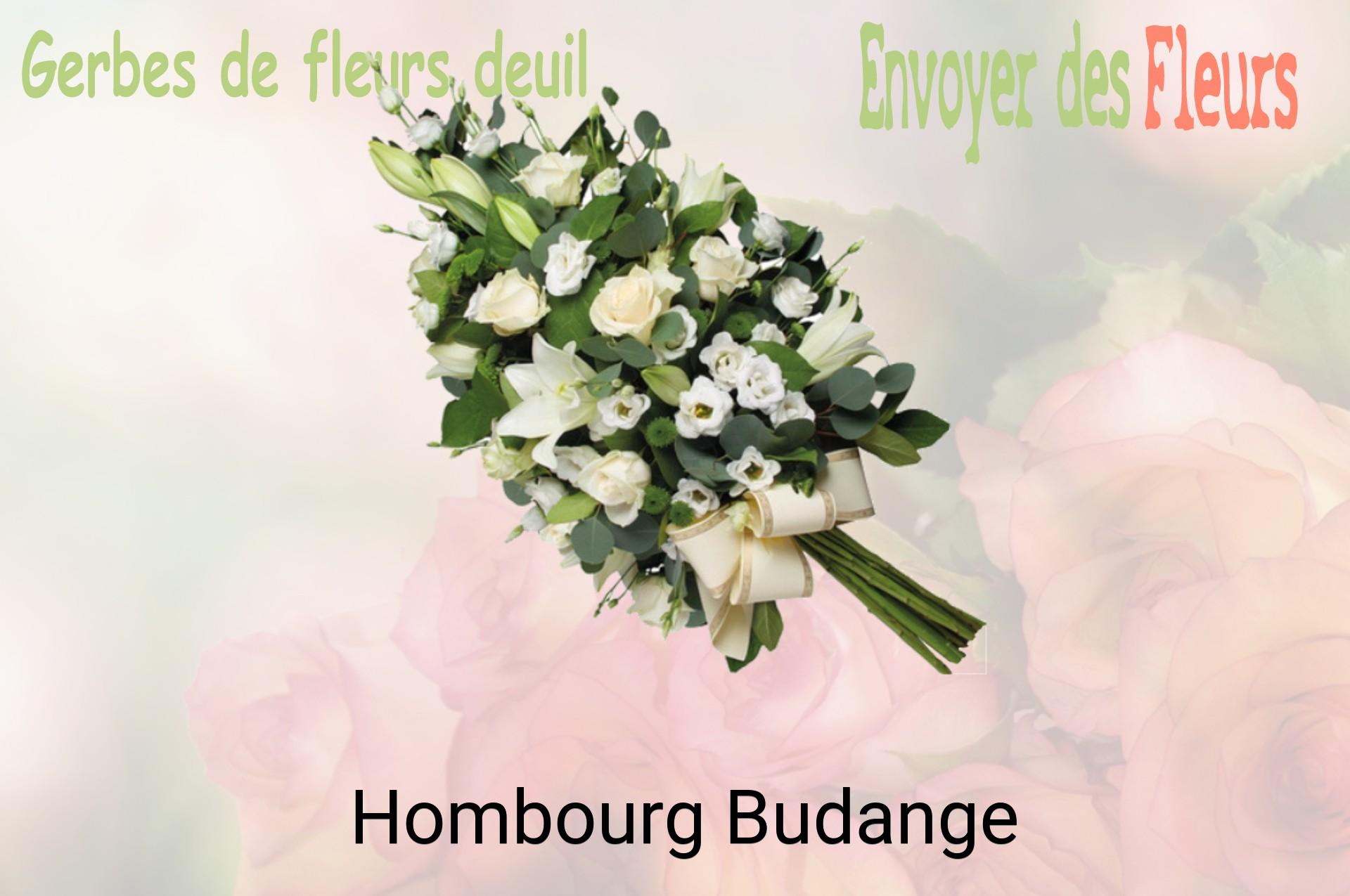 Gerbe de fleurs de deuil livrée à Hombourg-Budange